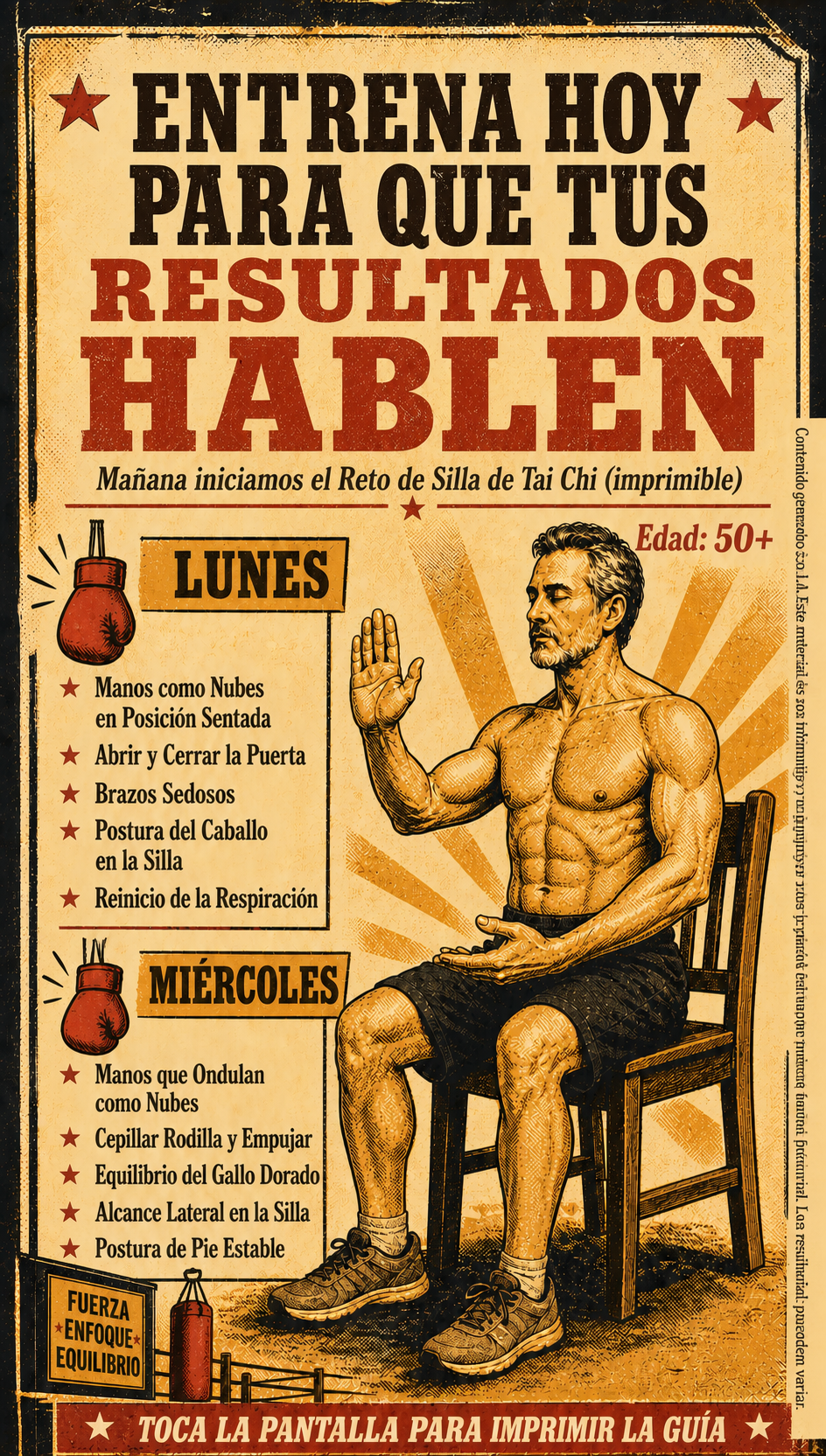 Mike's Strength Challenge Facebook ad