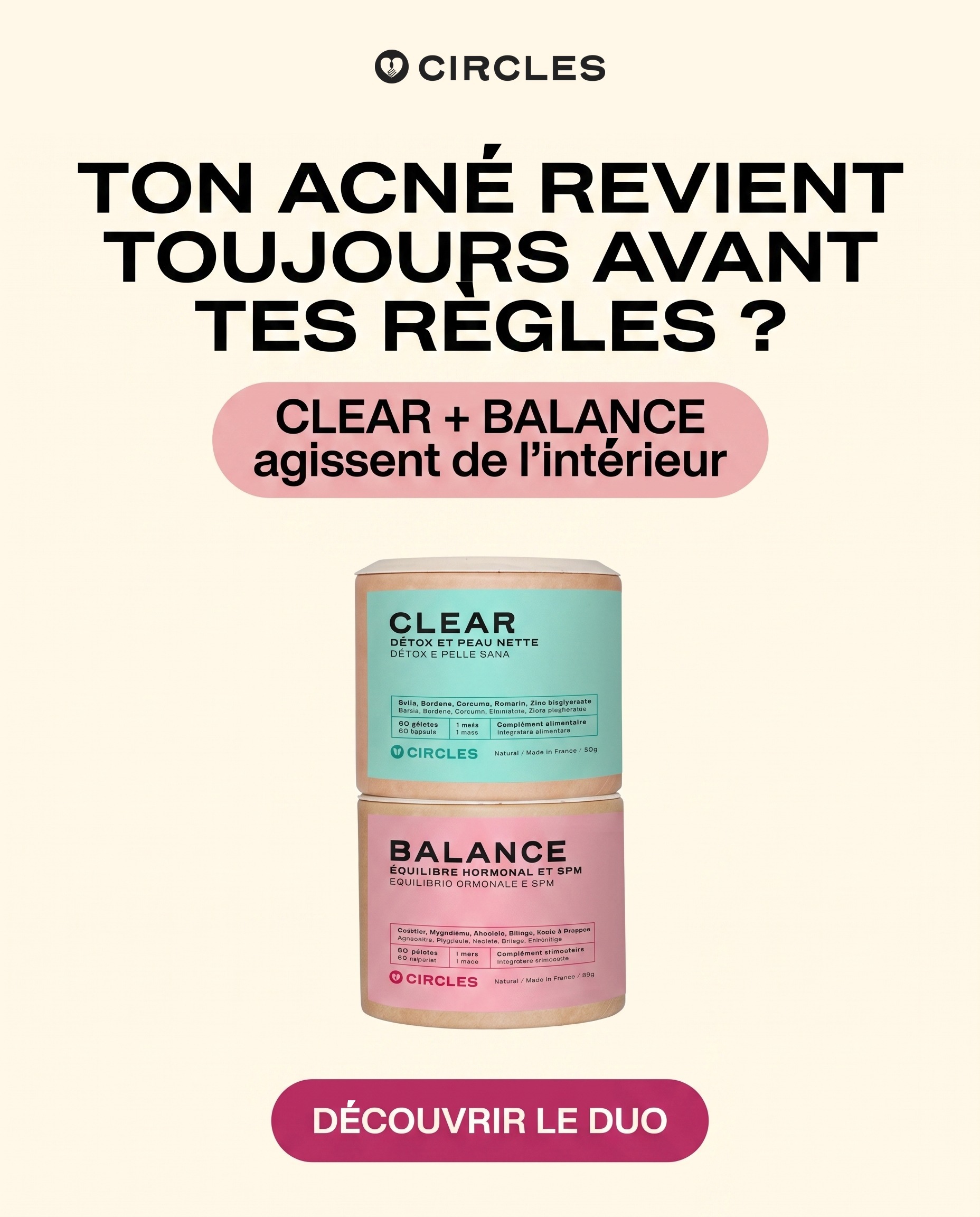 Circles Facebook ad
