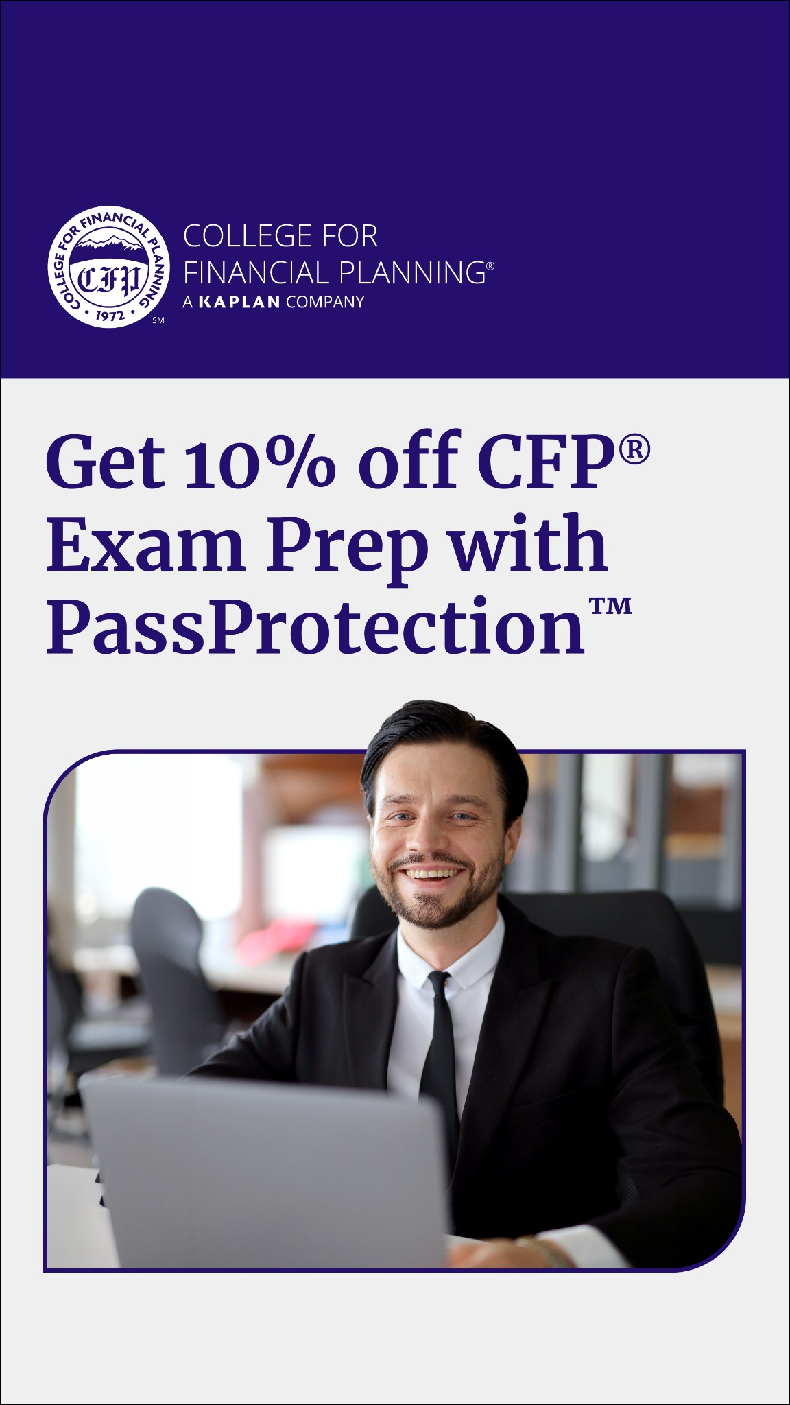 Kaplan Financial Education Facebook ad