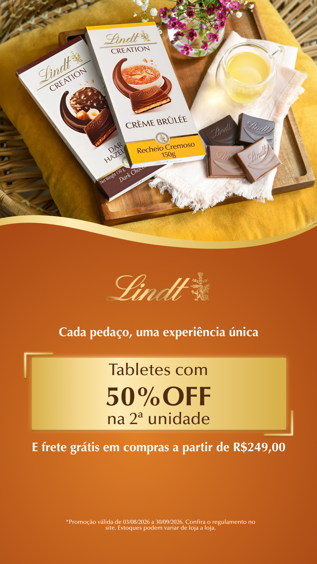 Lindt Facebook ad