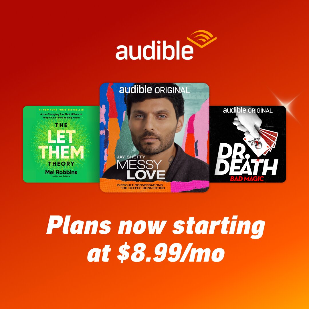 Audible Facebook ad