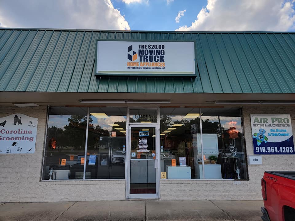 The $20.00 Moving Truck Home Appliances Facebook ad: HOME APPLIANCES STORE | the$20.00movingtruck