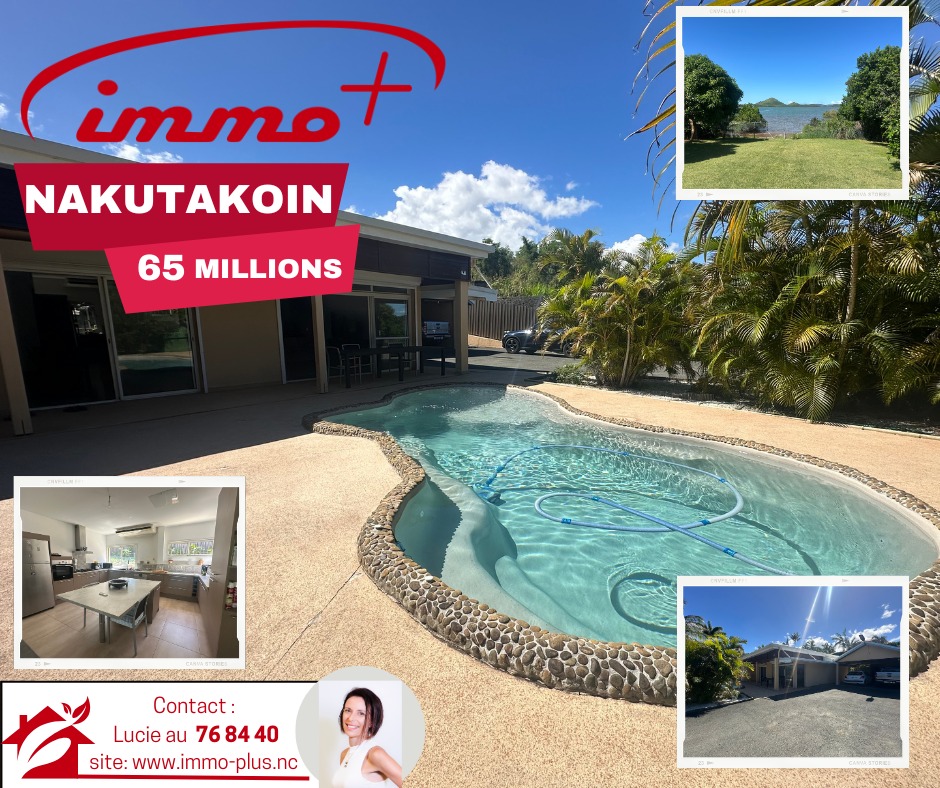 Immo Plus NC Facebook ad: A VENDRE - NAKUTAKOIN - VILLA F5 …