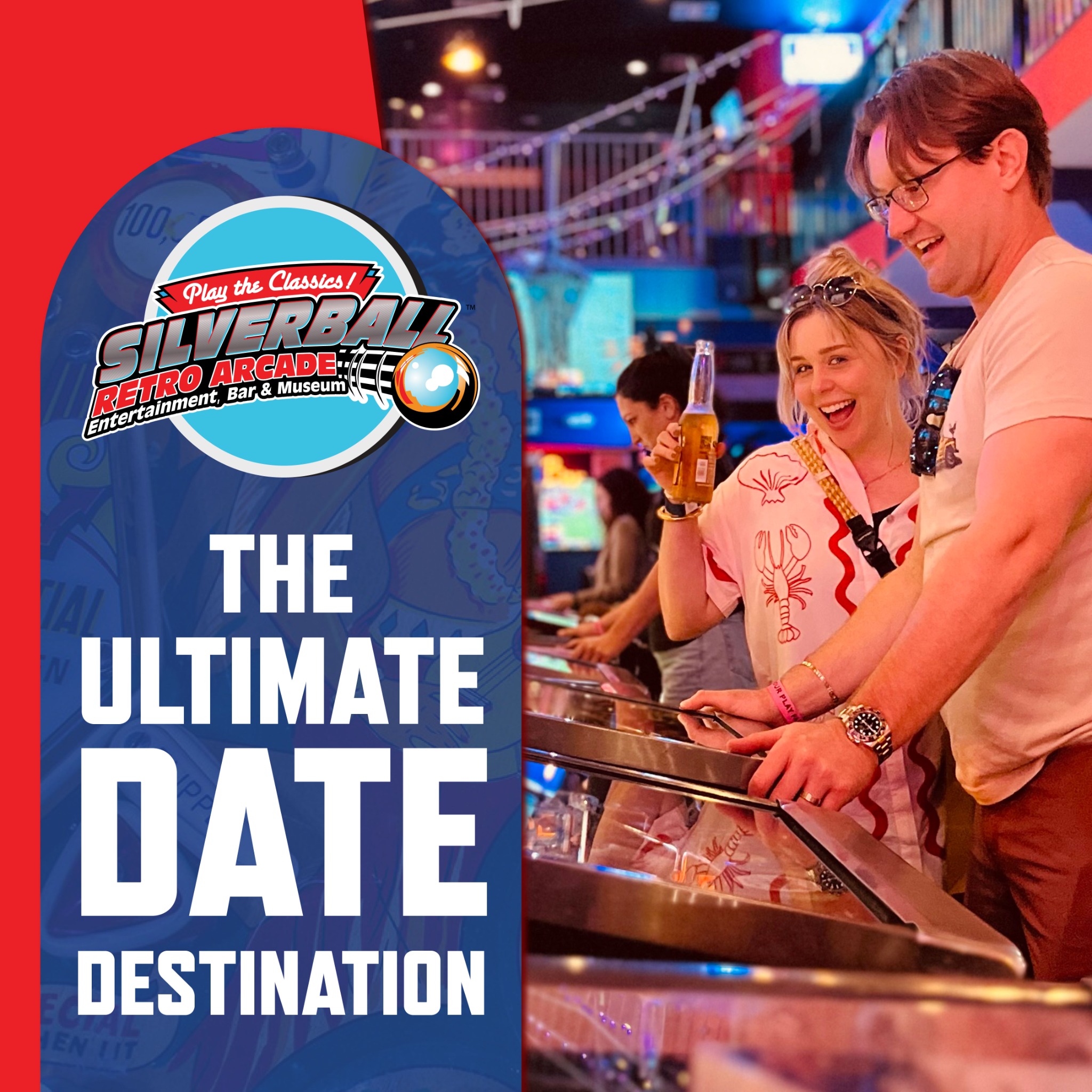 Silverball Retro Arcade - Delray Beach Facebook ad