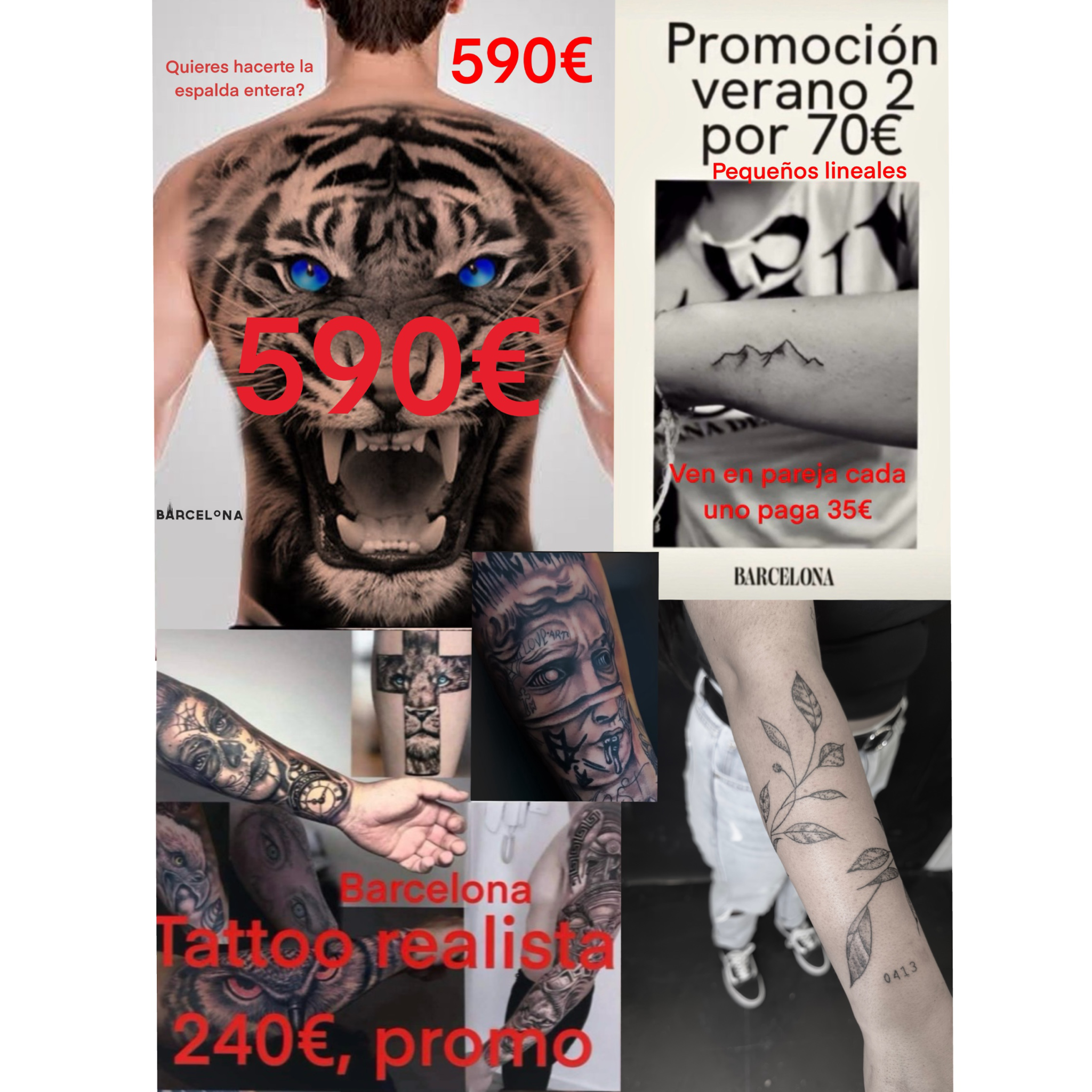 Kirk Durand Facebook ad: Artista del Tatuaje