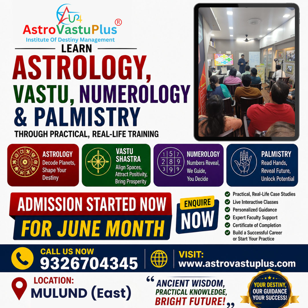 AstroVastuPlus Facebook ad: Learn Practical Astrology from Mumbai’s Leading Institute