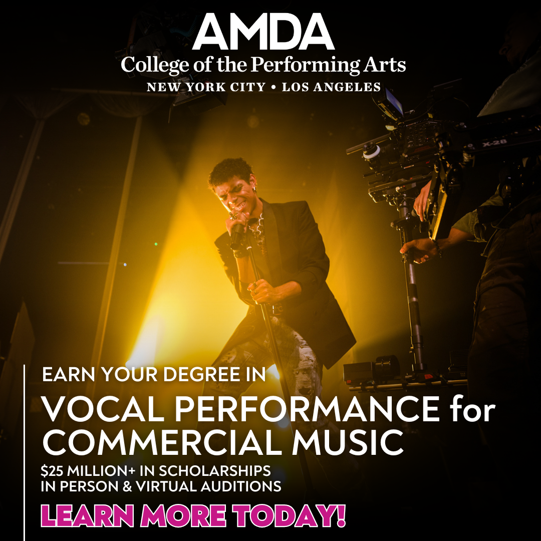 AMDA College Facebook ad