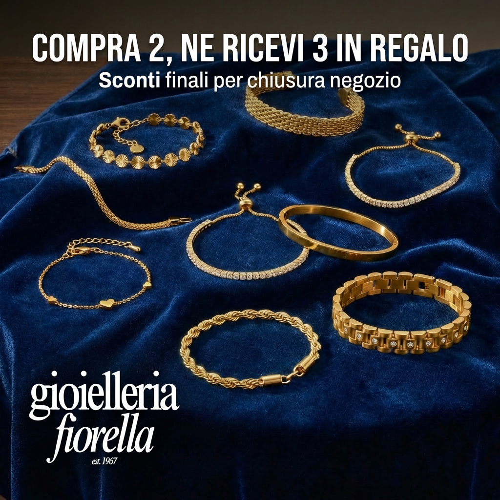 Gioielleria Fiorella Facebook ad: Gioielli senza tempo con grandi sconti a partire da soli 30€