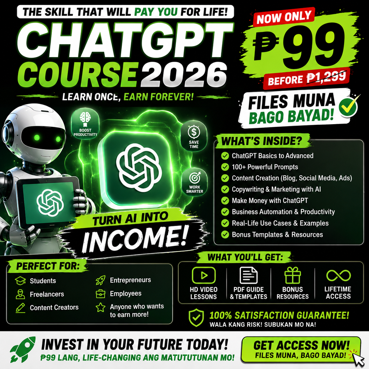 AI Hustle Academy Facebook ad: Ang Skill na Pwedeng Magpayaman Sayo sa 2026