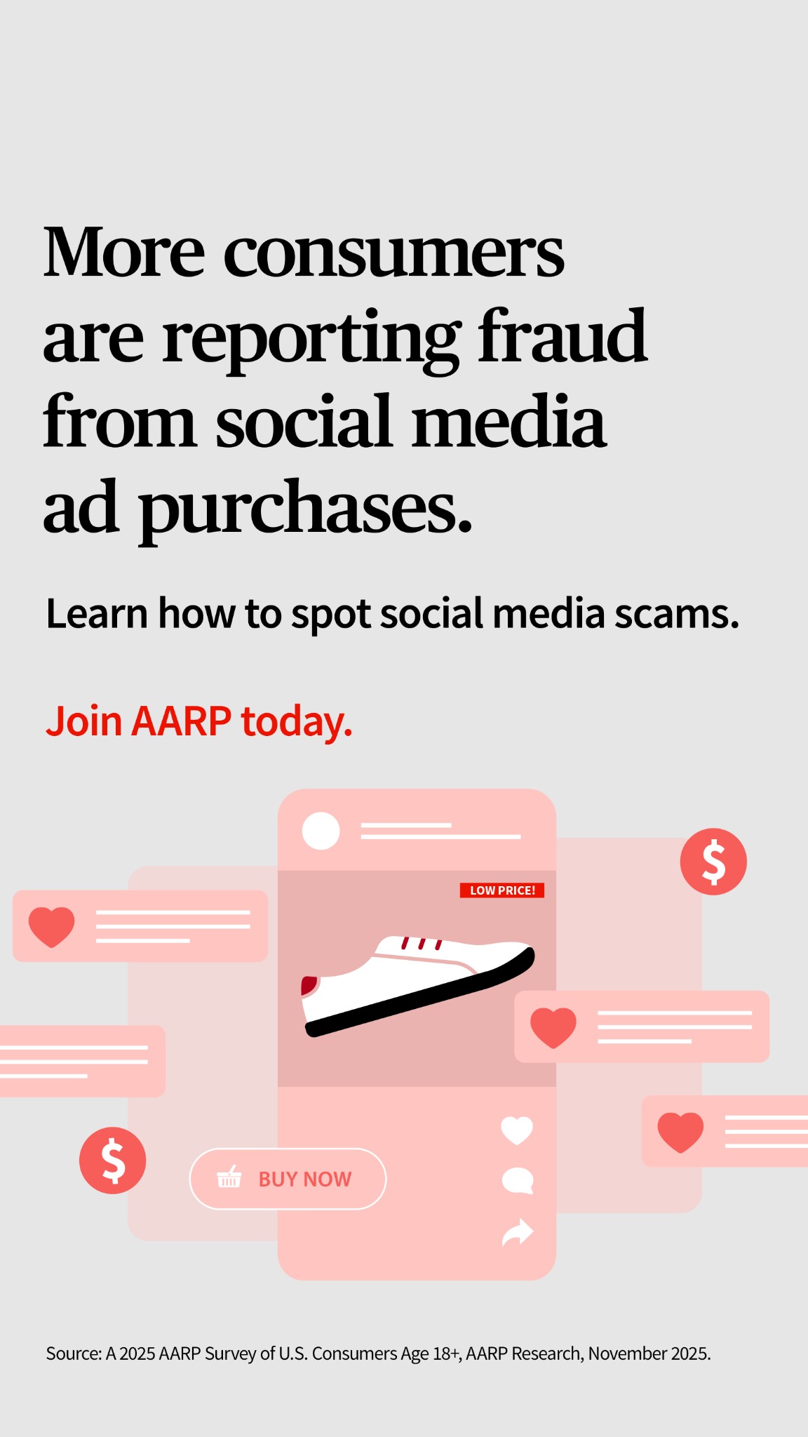 AARP Facebook ad
