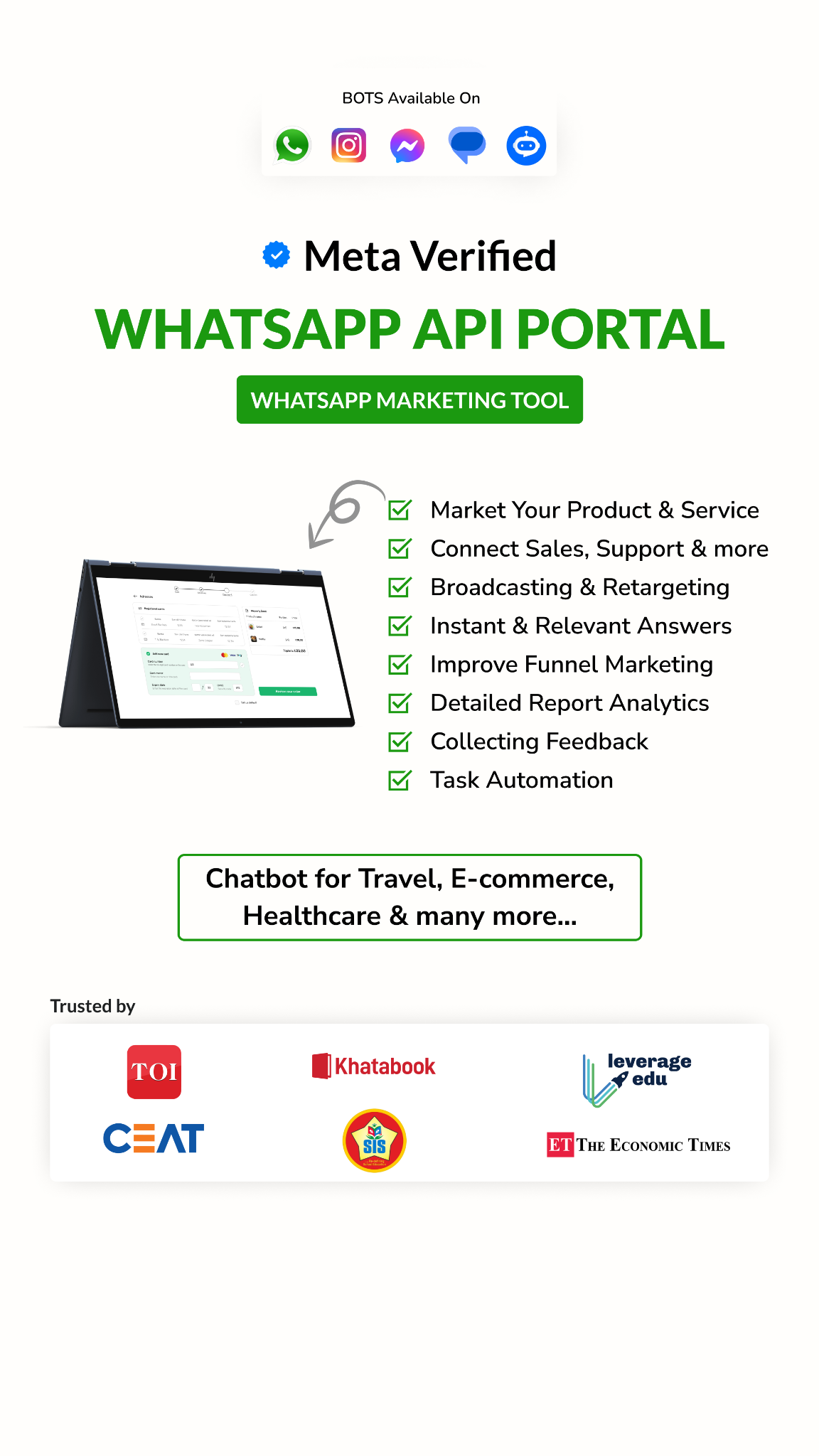 Chatbot Team A Facebook ad from Apr 2, 2025
