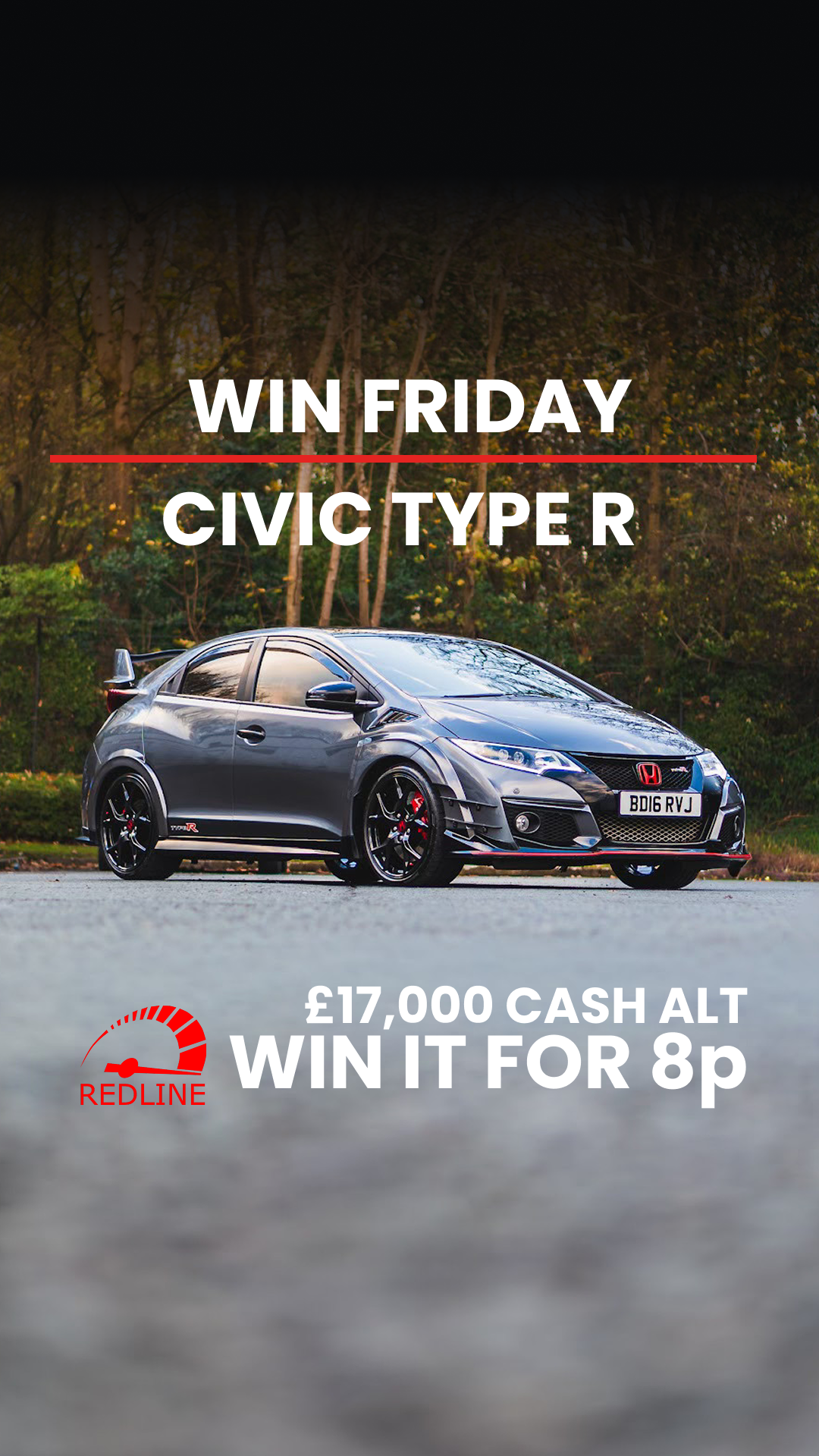 Redline Competitions Facebook ad