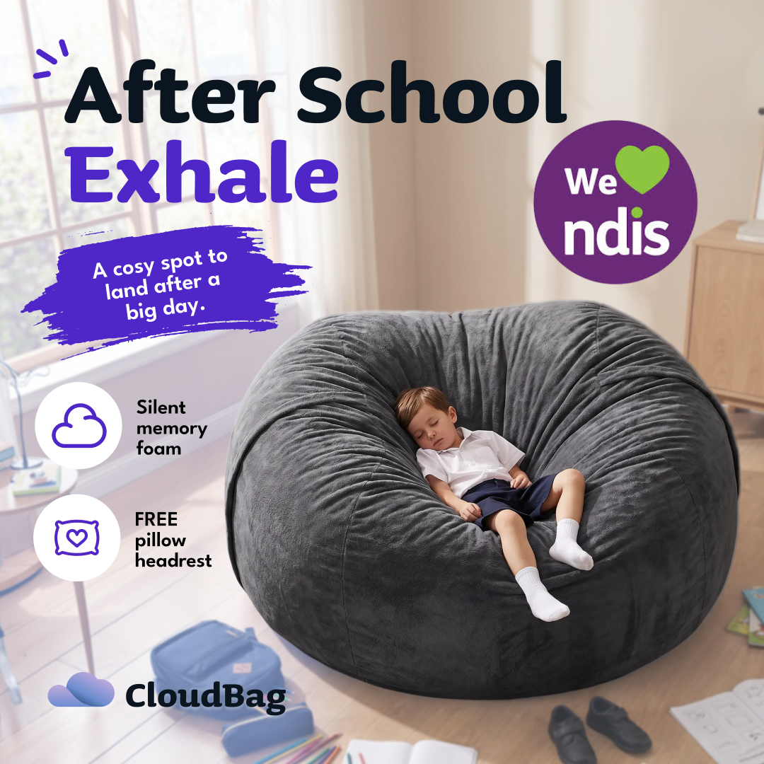 Cloud bag Facebook ad: Regulating Sensory Bean Bags