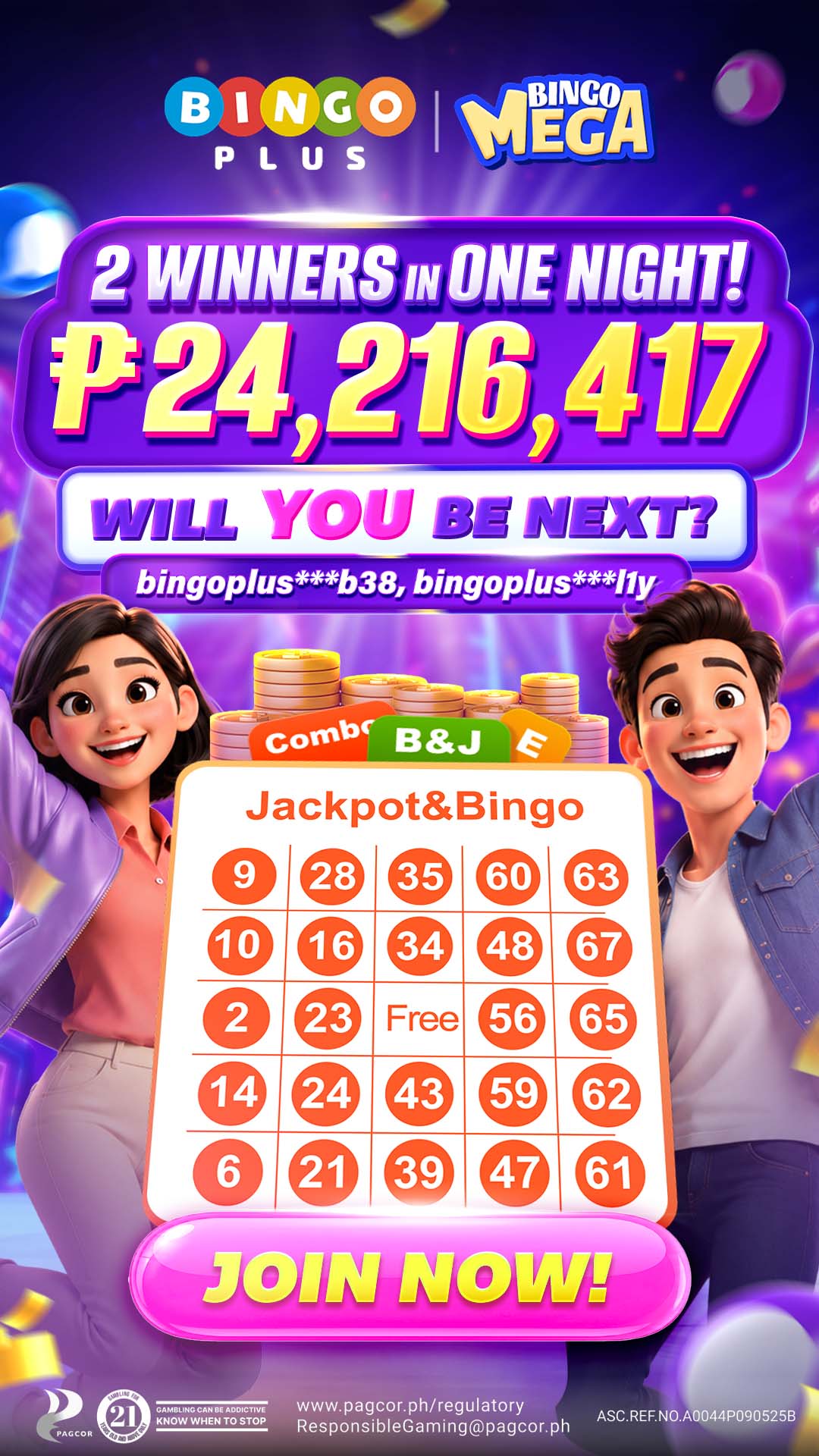 BingoPlus Facebook ad