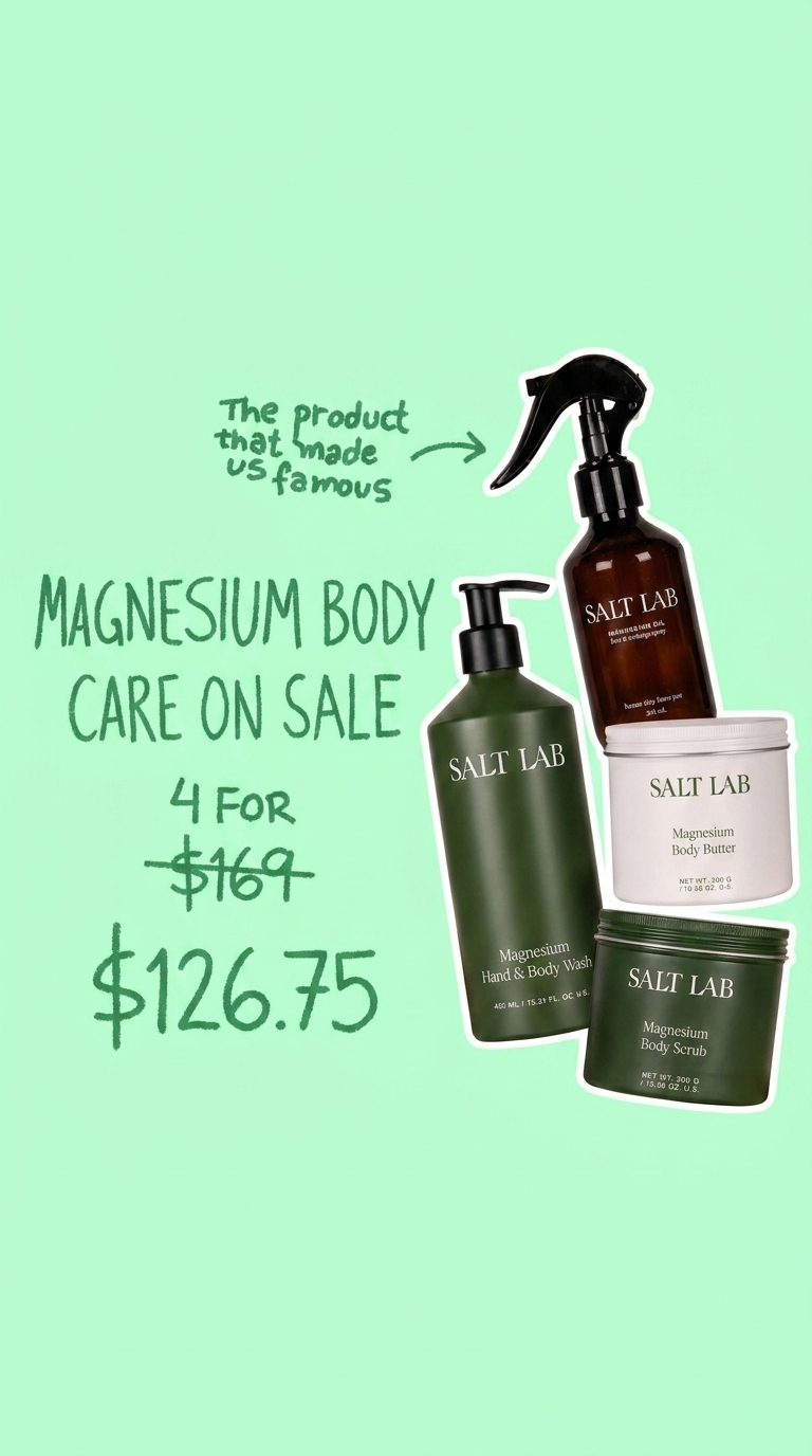 Salt Lab Facebook ad