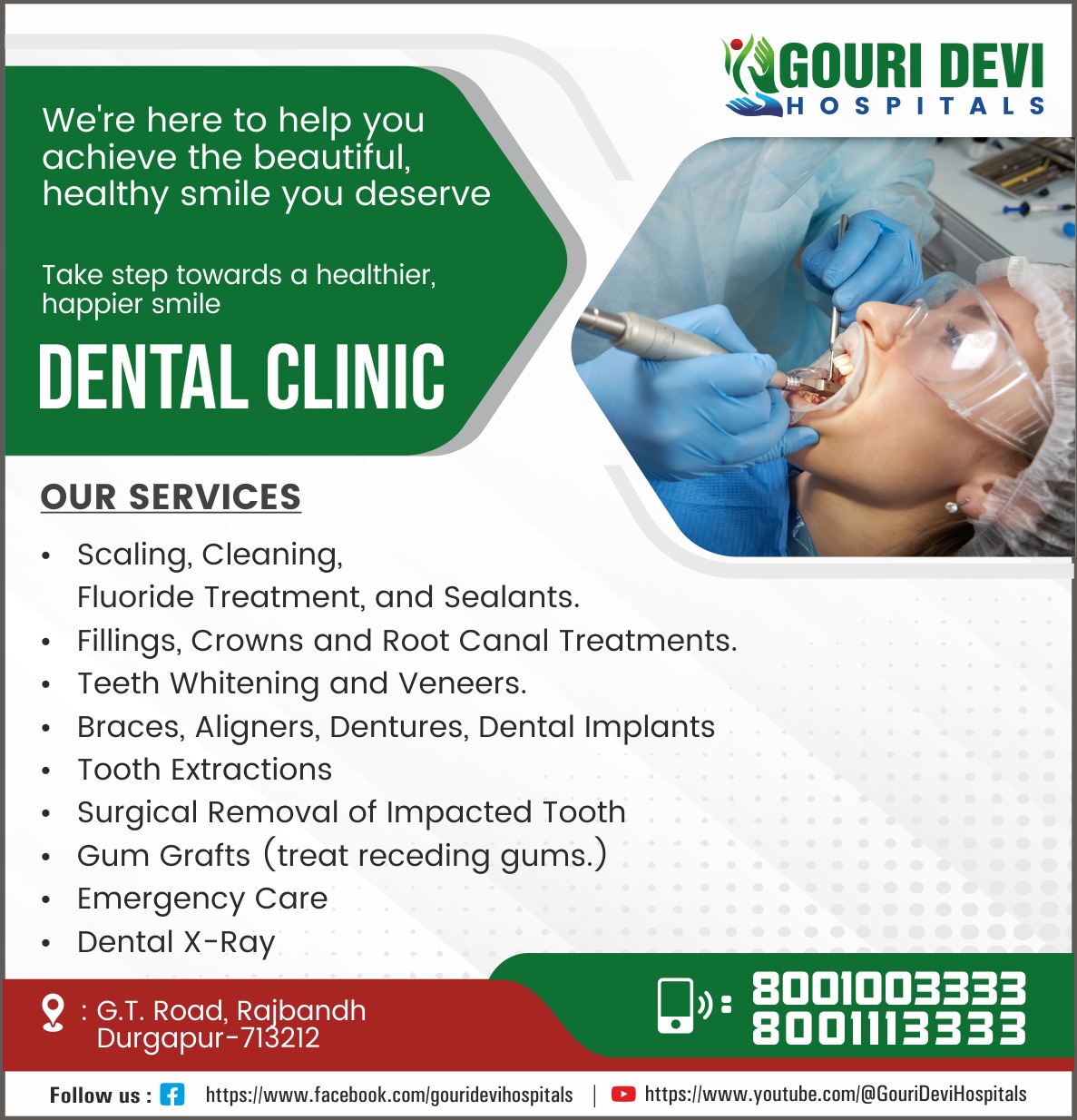 Gouri Devi Hospitals Facebook ad