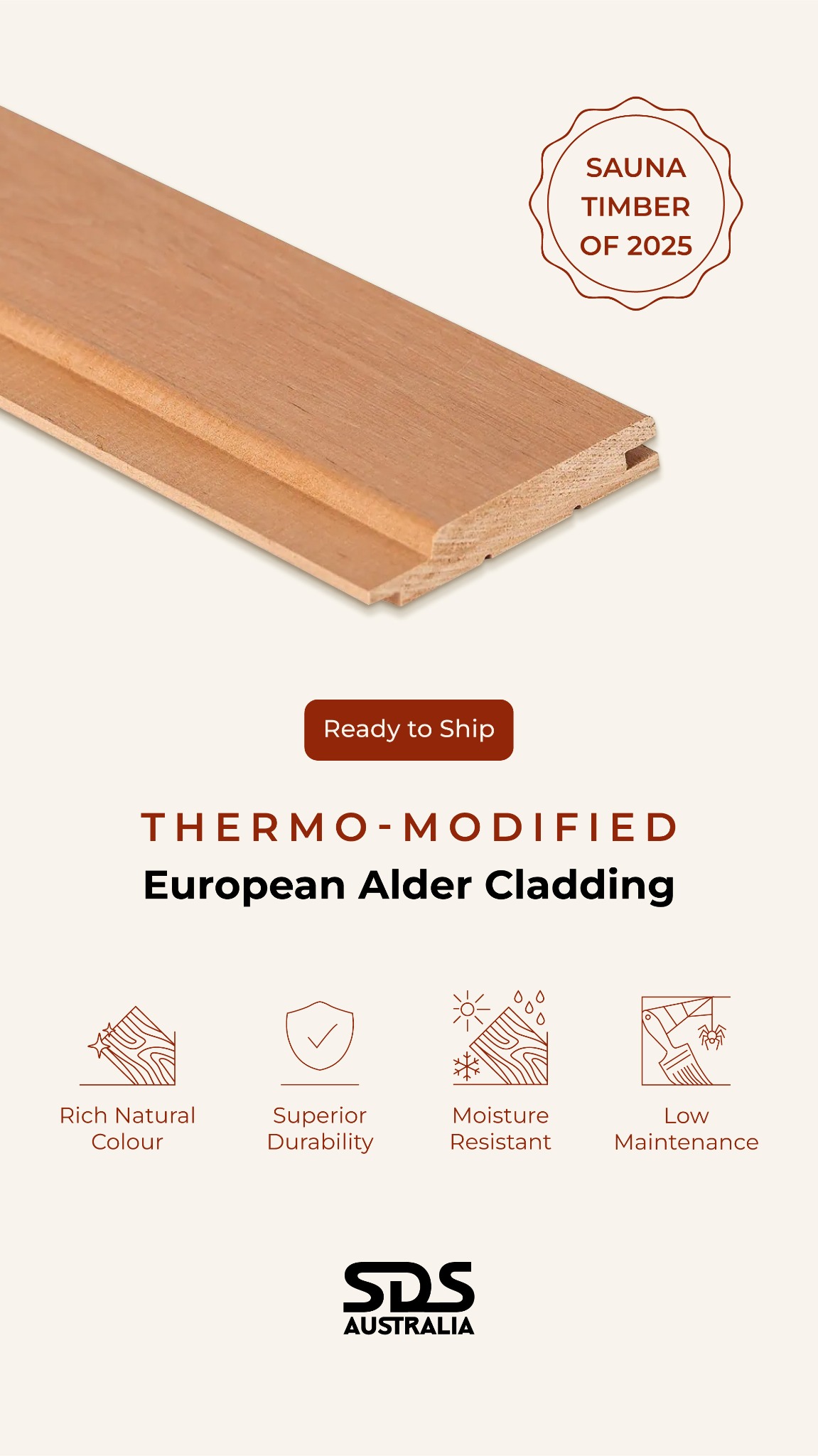 SDS Australia Saunas Facebook ad