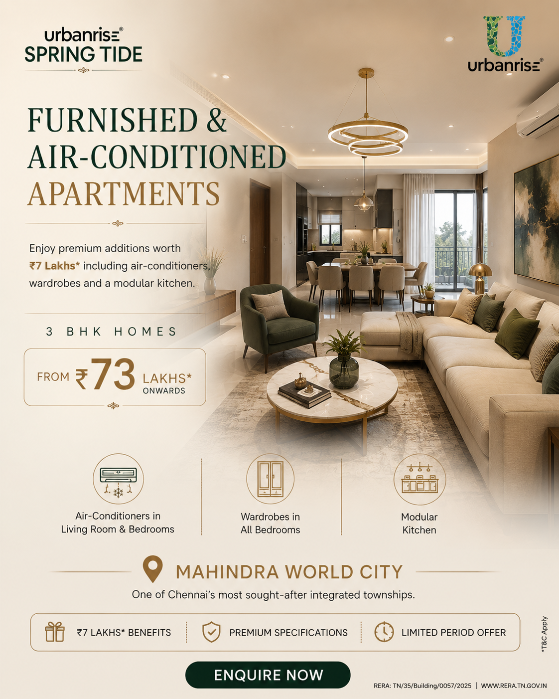 Mahindra World City Apartments Facebook ad