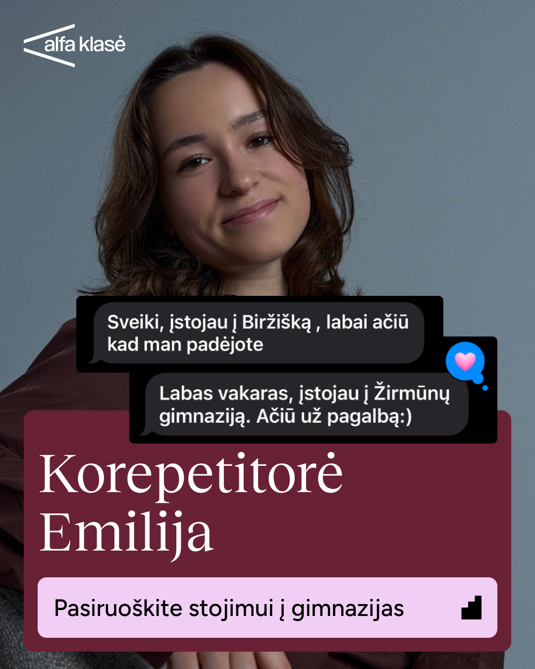 Alfa Klasė Facebook ad