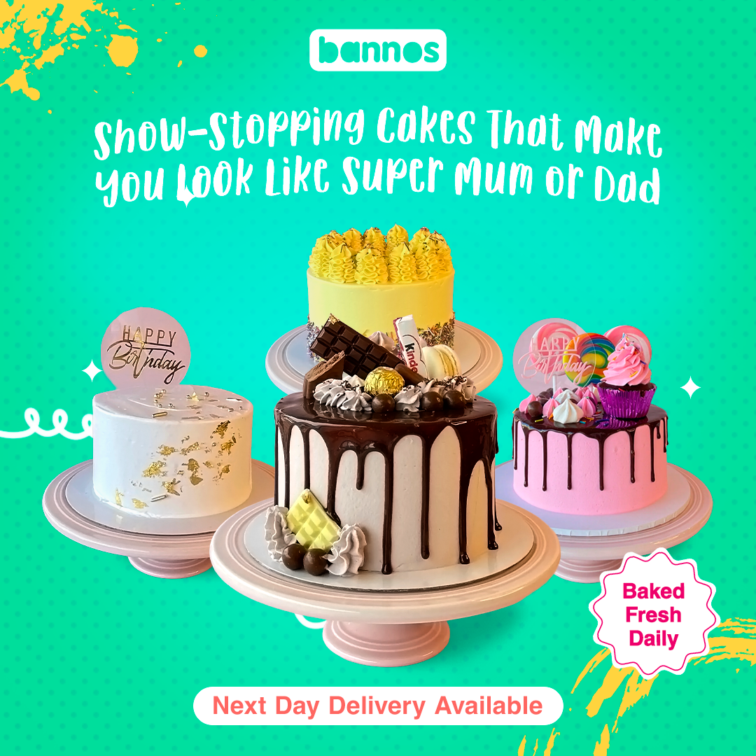 Bannos Cakes Facebook ad