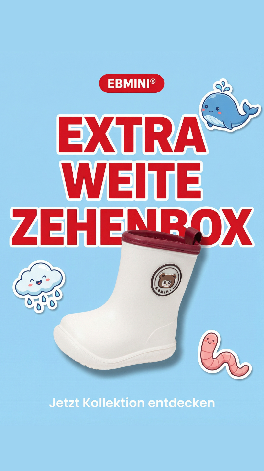 Ebmini - Kinder Barfußschuhe Facebook ad