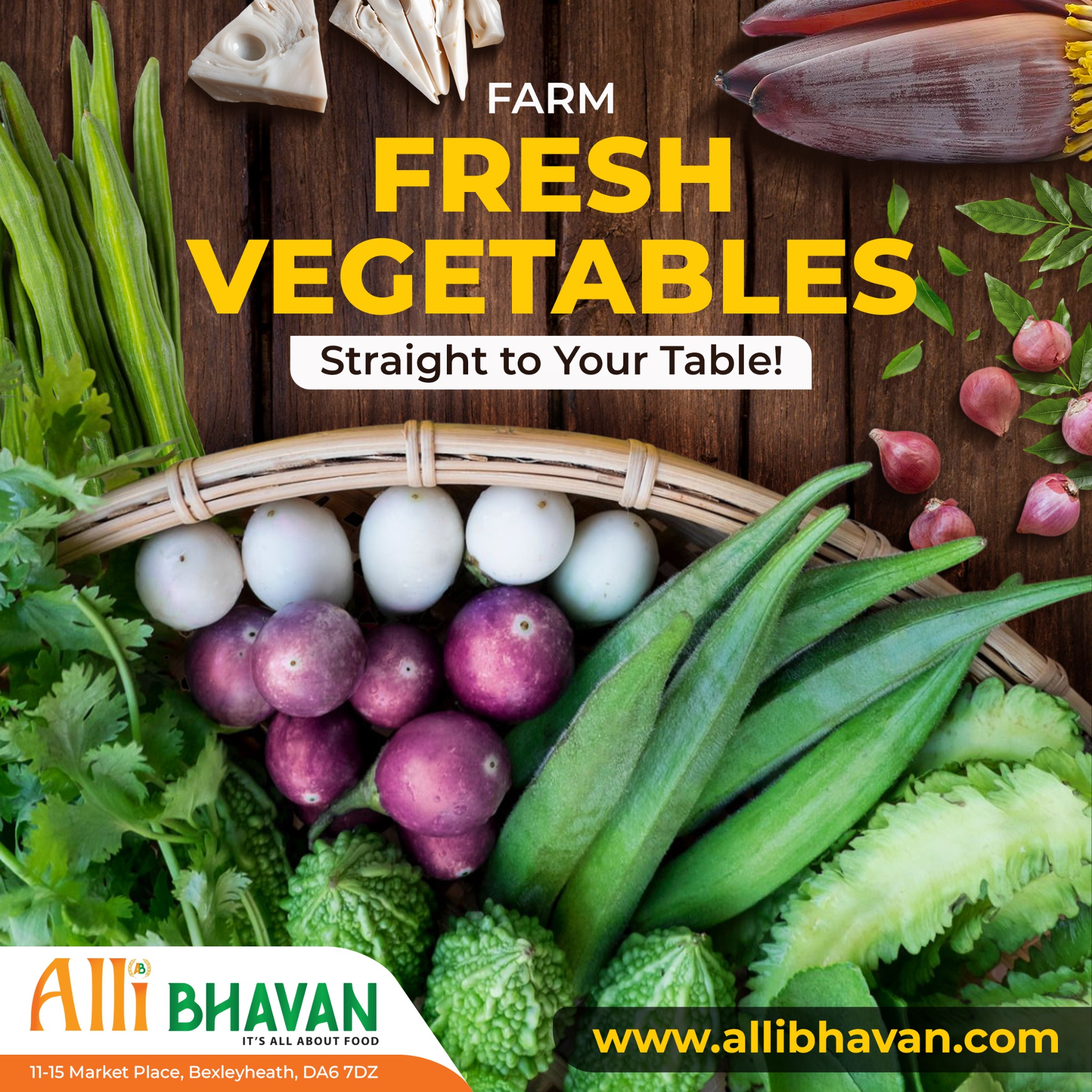 Alli Bhavan Facebook ad: Freshness for Every Meal, Delivered Right to Your…