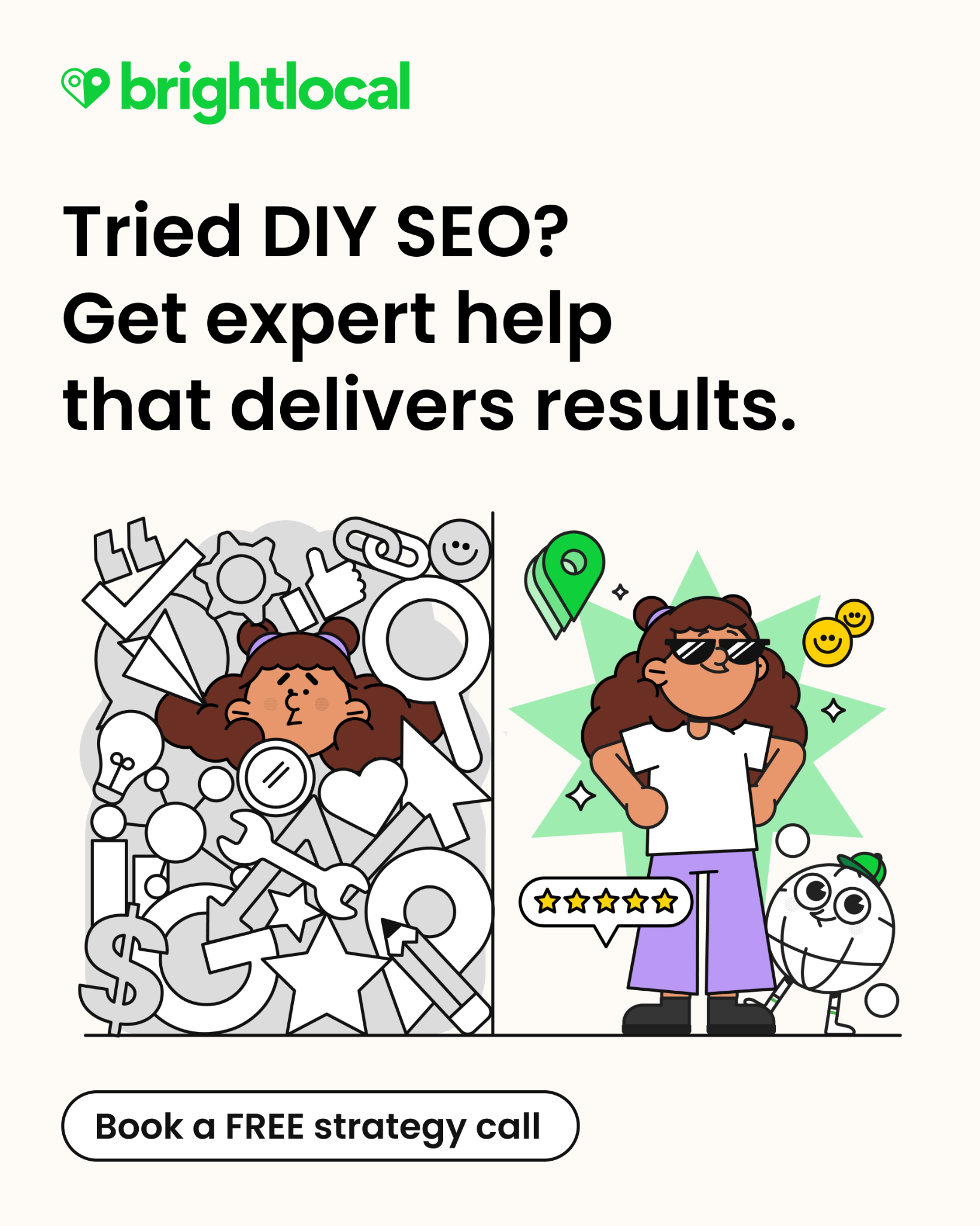 BrightLocal Facebook ad
