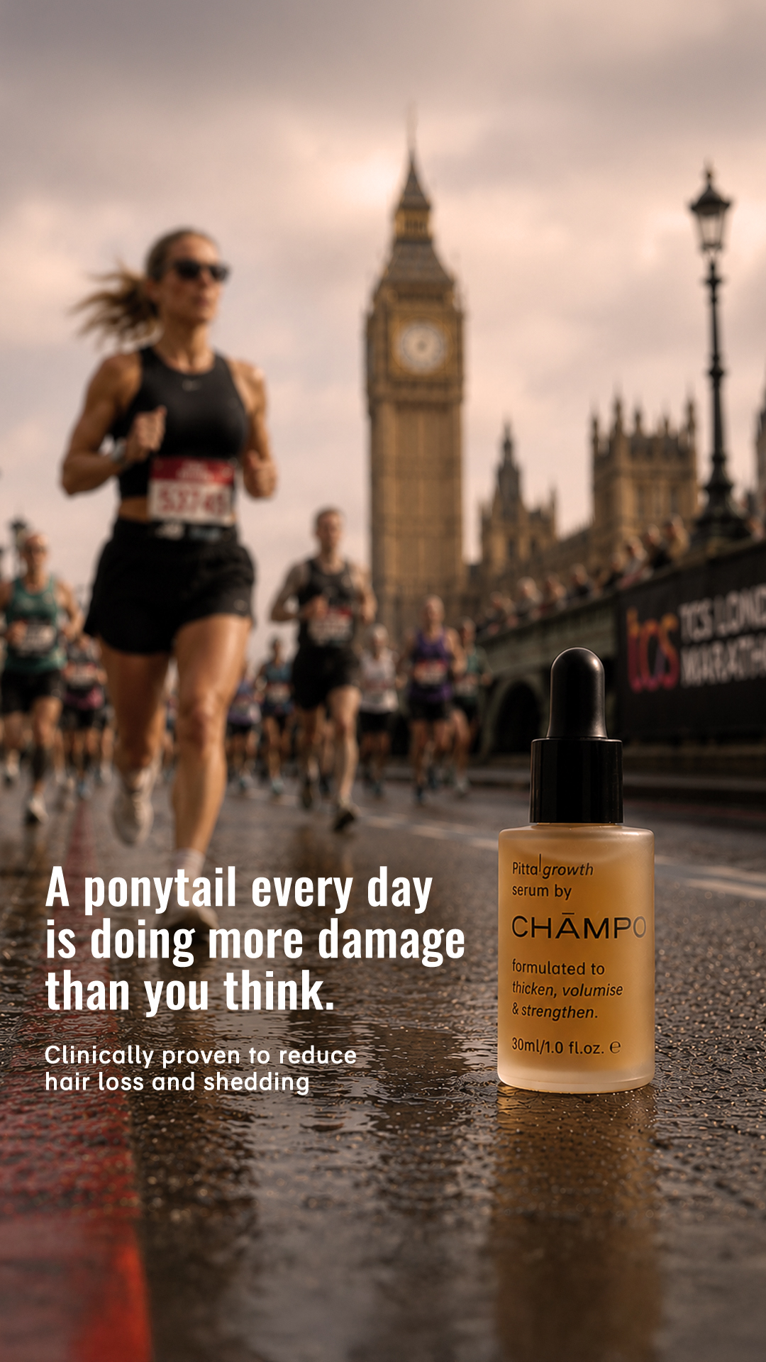Chāmpo Haircare Facebook ad
