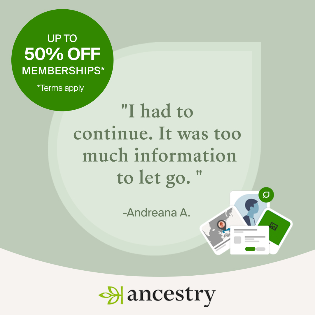 Ancestry Facebook ad