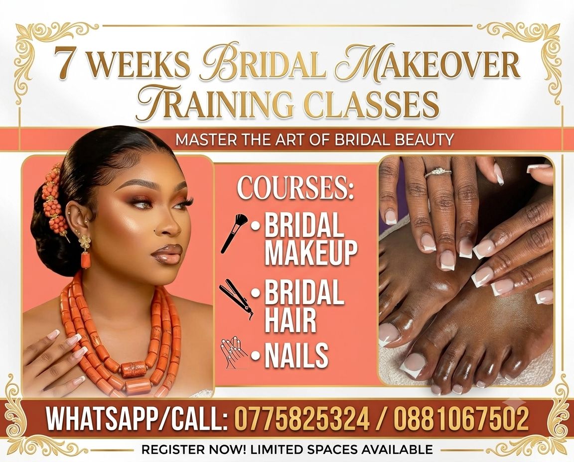 Essence Beauty Center 2 Facebook ad: 7Weeks Bridal Makeover Classes is here!