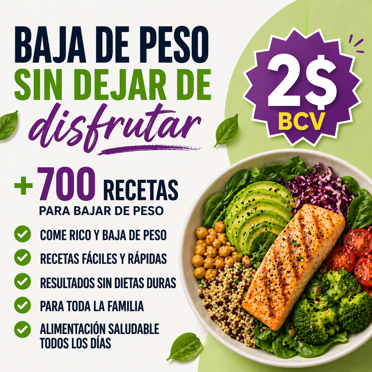 Impulso Digital Ve Facebook ad: Baja de peso sin dejar de disfrutar lo…