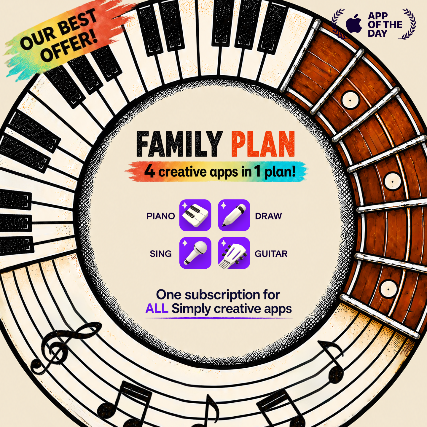 Simply - Kids Creative Hub Facebook ad: Start Learning Today!