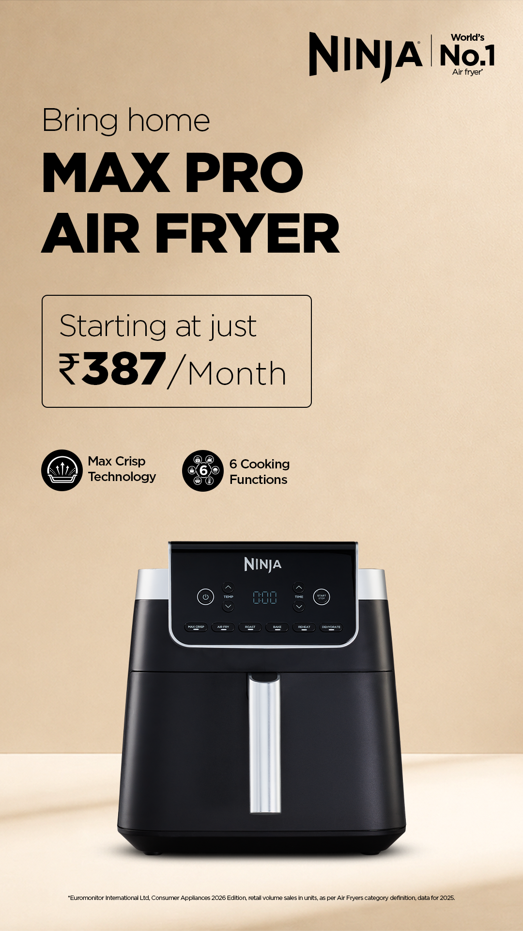 Ninja Kitchen India Facebook ad from Aug 11, 2026