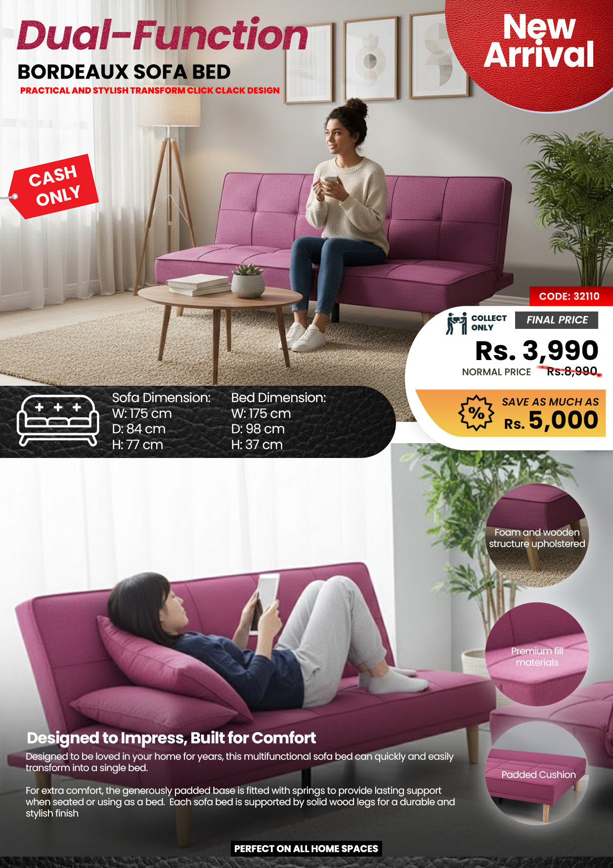 Furniture.mu Facebook ad