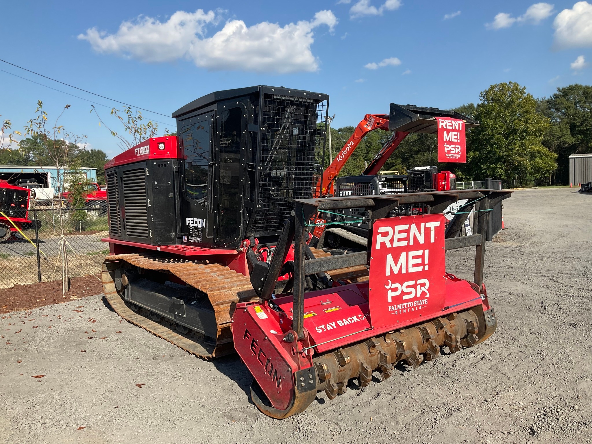 Hamp Manning Facebook ad: Fecon FTX200 Dedicated Mulcher