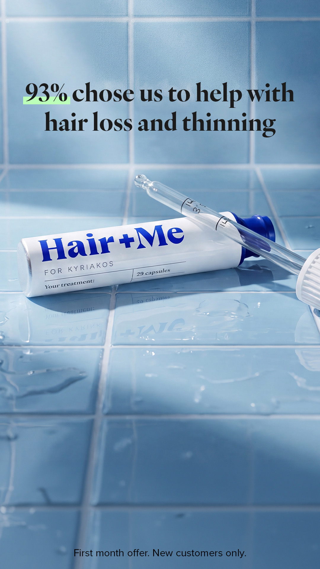 Hair + Me Facebook ad