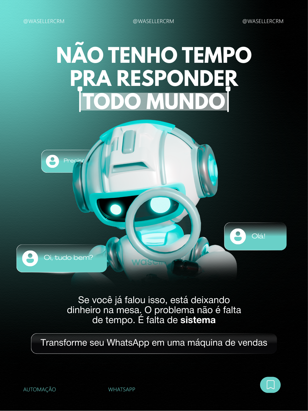 Waseller Facebook ad: Clique em saiba mais