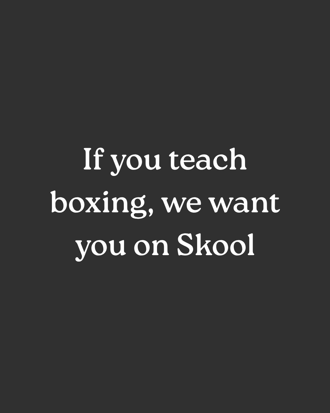 Skool Facebook ad