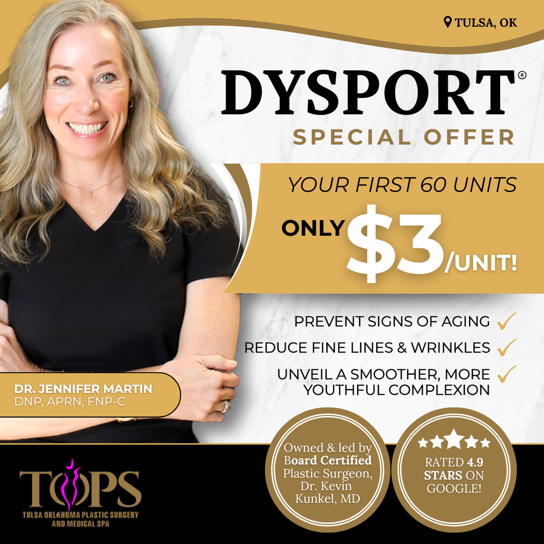 Tulsa Oklahoma Plastic Surgery/TOPS Medical Spa Facebook ad