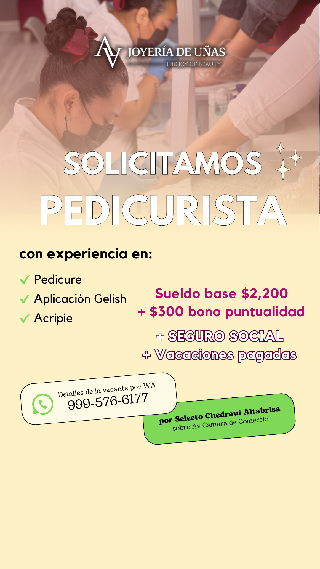 Joyería de Uñas AV Facebook ad from Dec 4, 2025