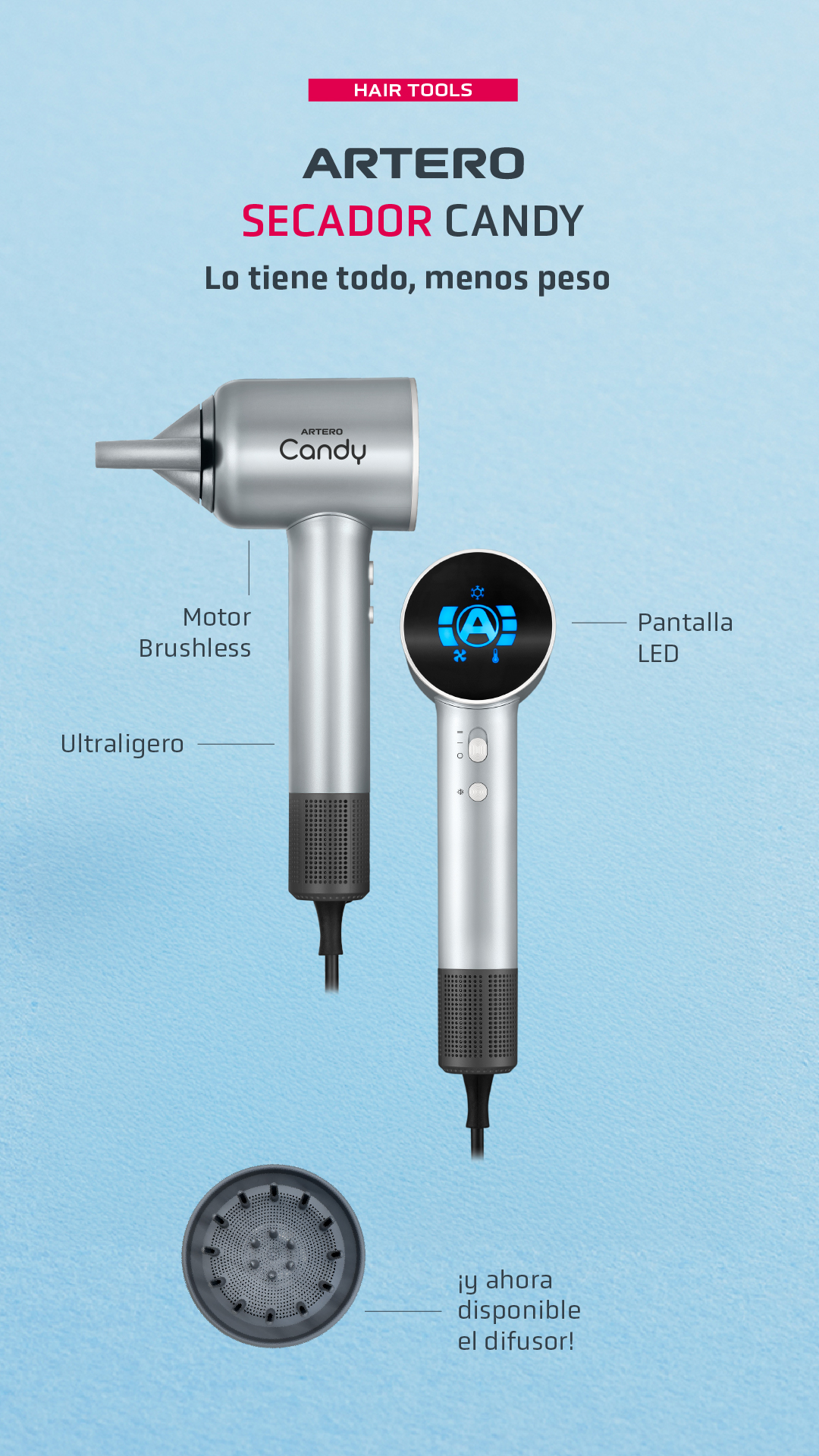 Artero Hair Tools Facebook ad
