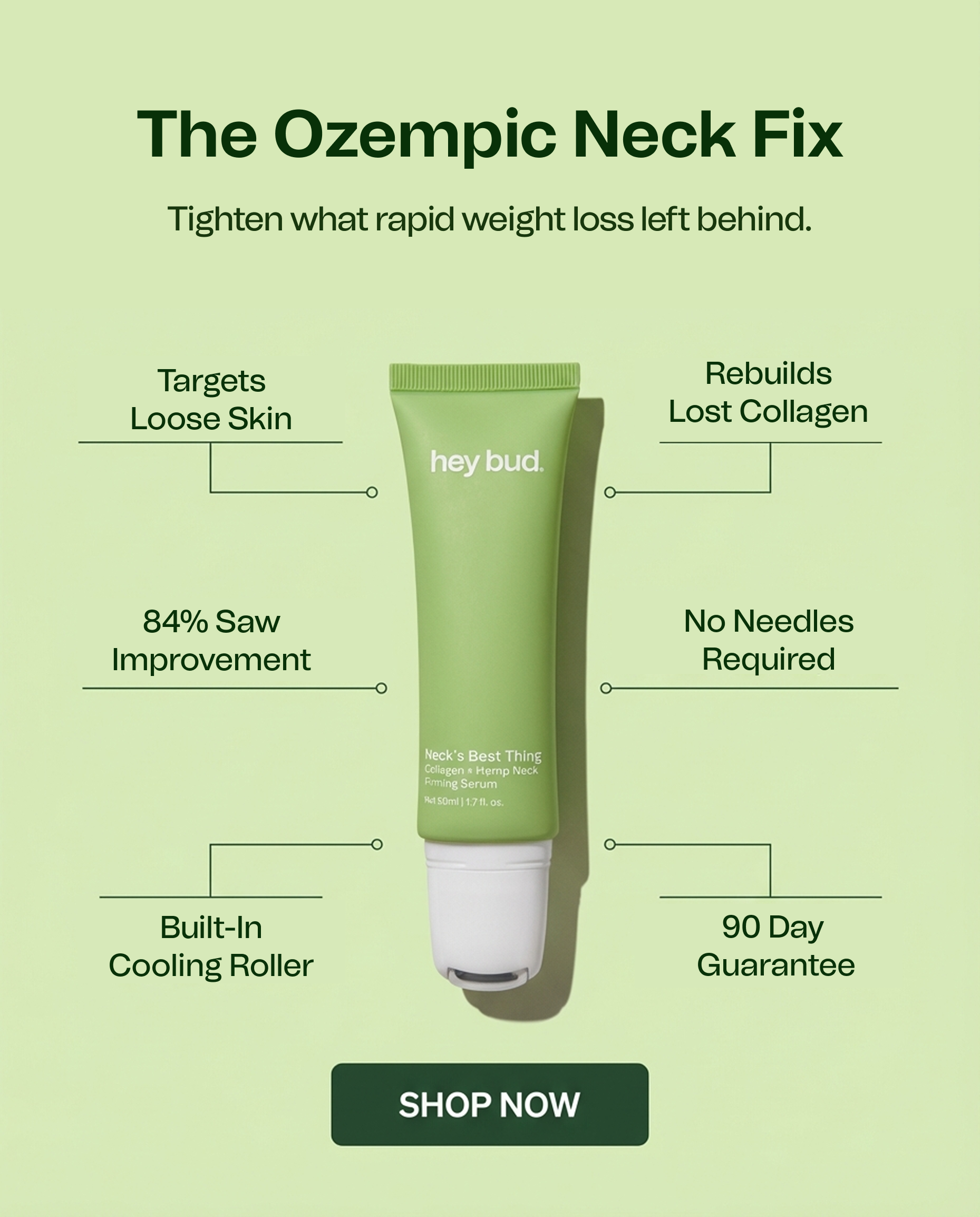 Hey Bud Skincare Facebook ad