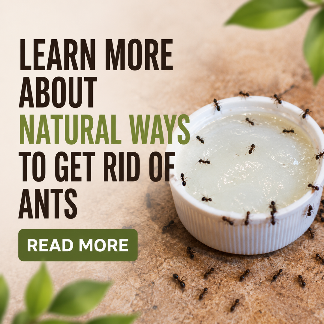 Hoops Haps Facebook ad: Natural Ant Control - Learn more