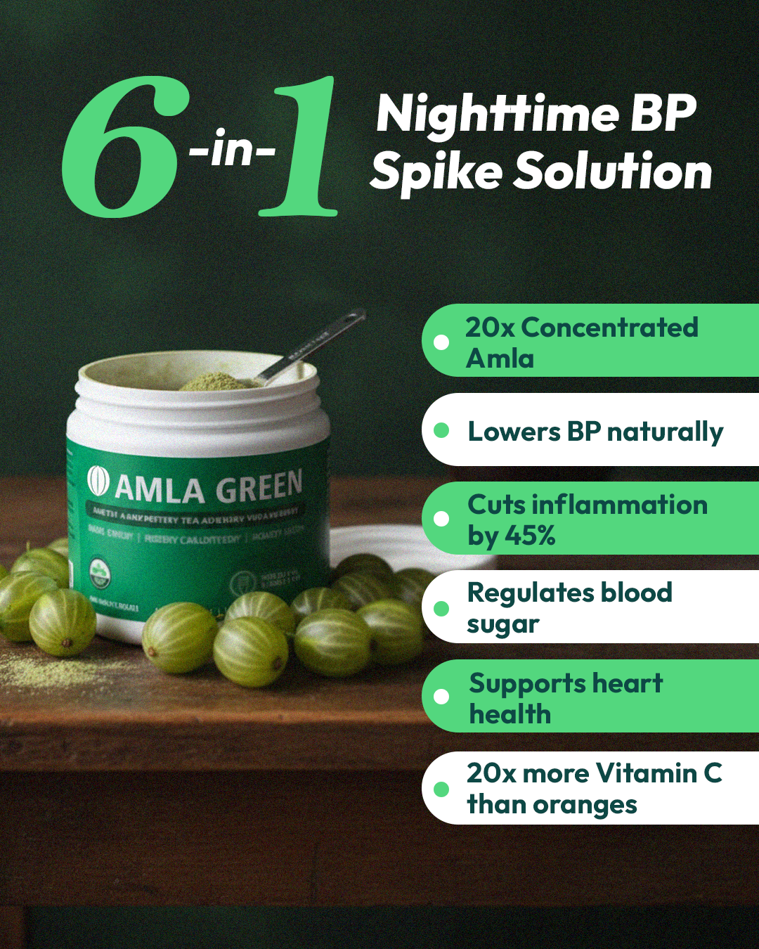 Amla Green Facebook ad