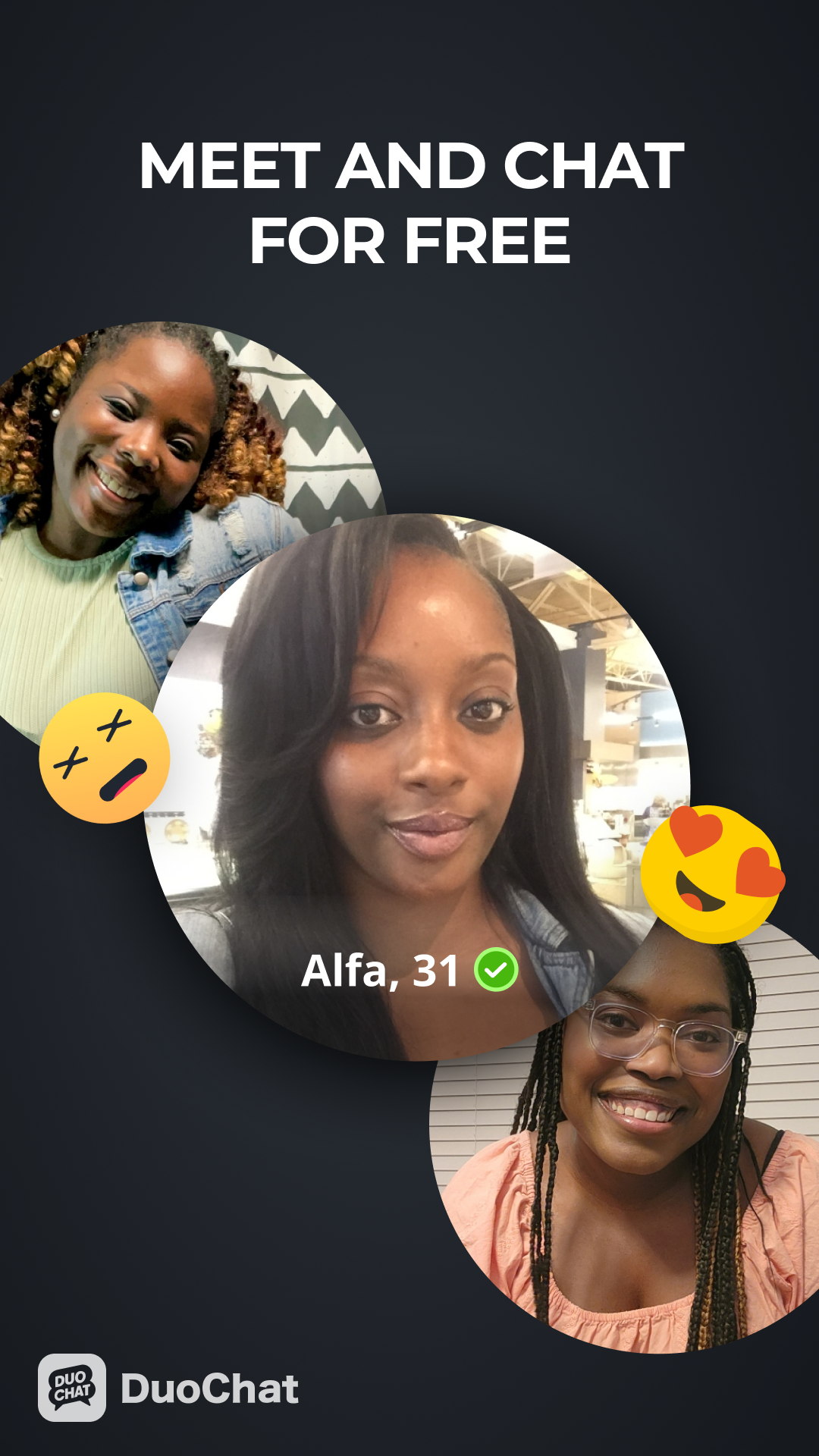 DuoChat - Dating and Chat Facebook ad