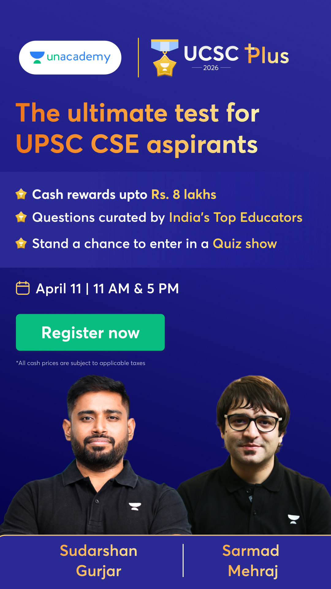 Unacademy Facebook ad
