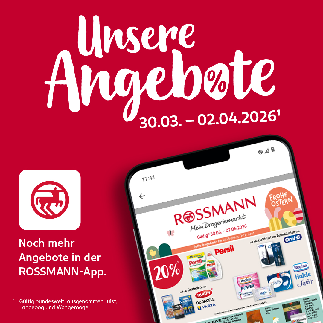 Rossmann Facebook ad: ROSSMANN-Angebote der Woche