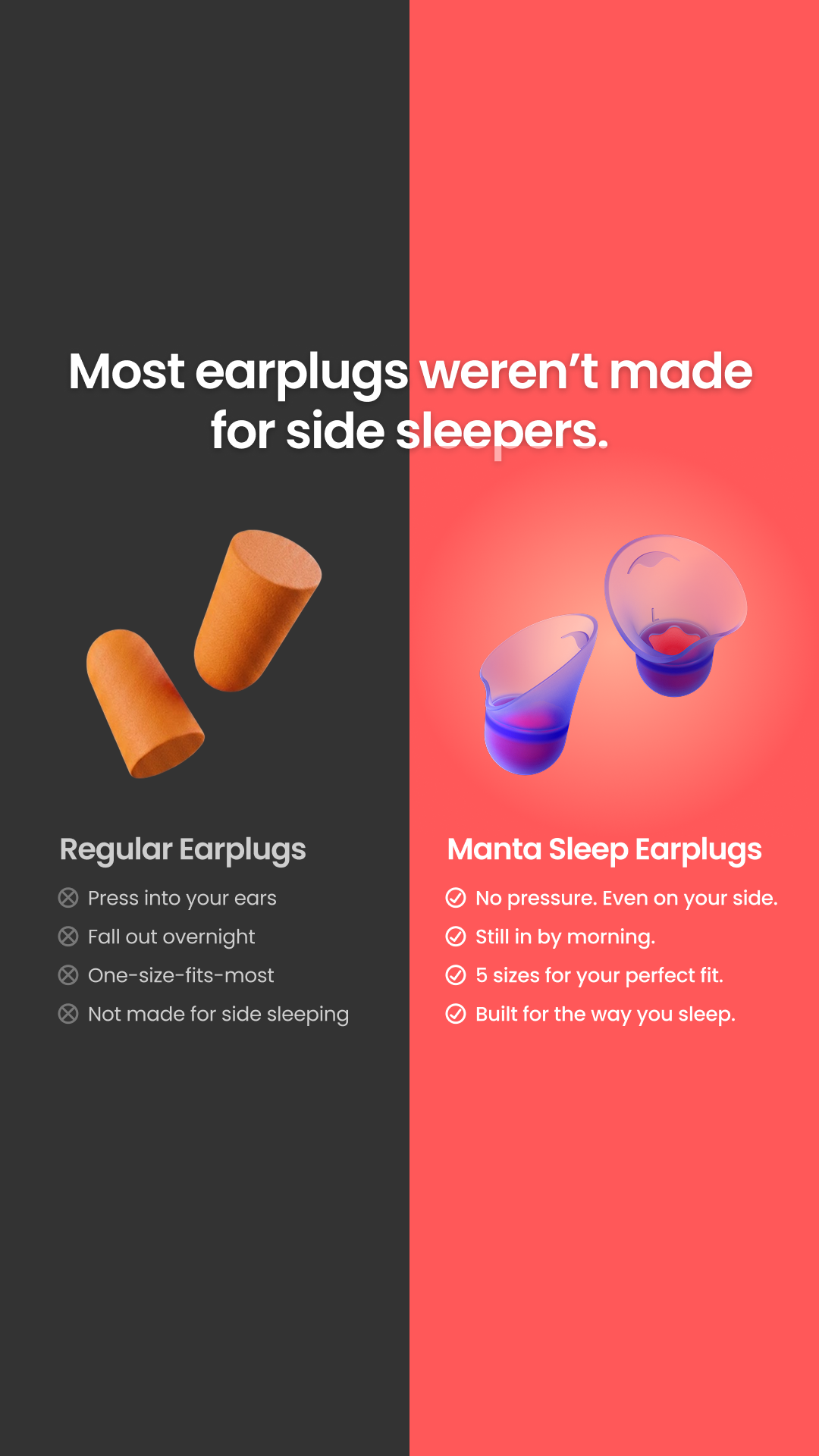 Manta Sleep Facebook ad
