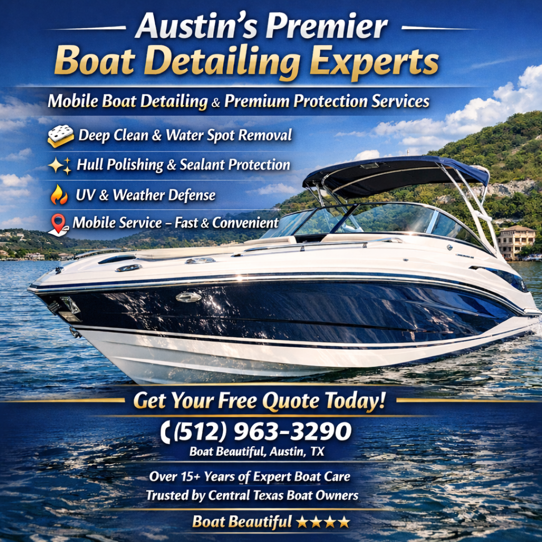 Boat Beautiful Mobile Detail Facebook ad: Bring back your boat's shine