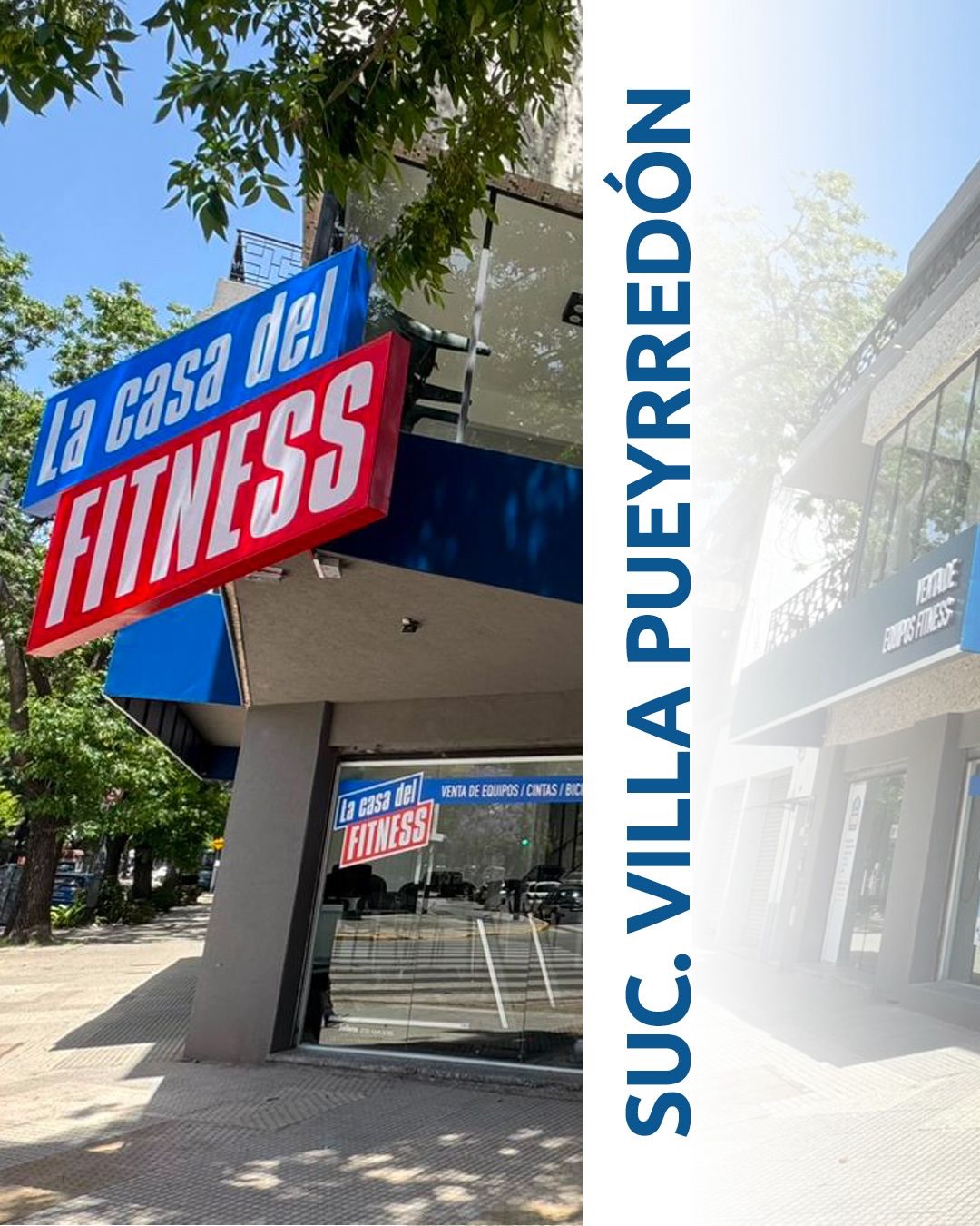 La Casa del Fitness. Un lugar, todos los equipos. Facebook ad: ¡ABRIMOS NUEVO LOCAL EN VILLA PUEYRREDÓN!